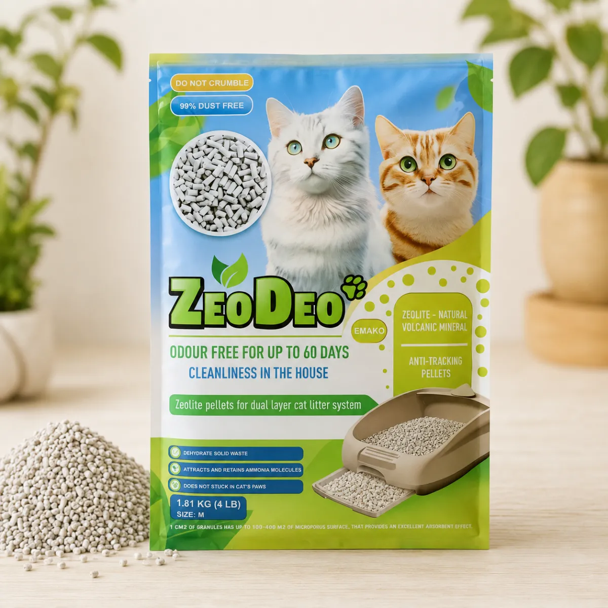 żwirek zeolitowy ZeoDeo